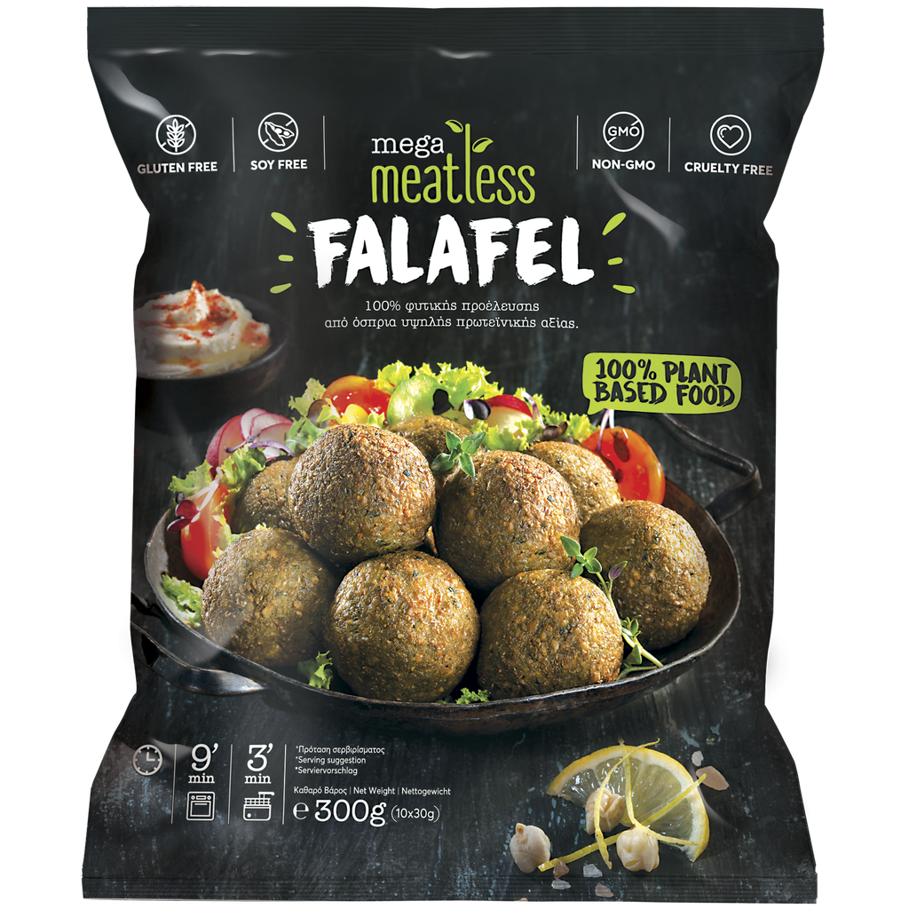 Mega Yeeros Meatless Falafel Courgette Balls