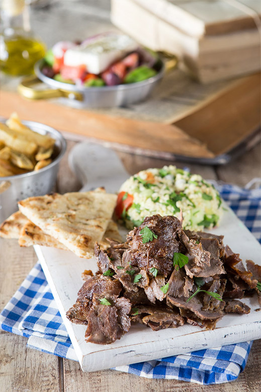 Mega Yeeros Beef & Lamb Slices Precooked