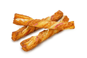 Twisters with Ham and Cheese 