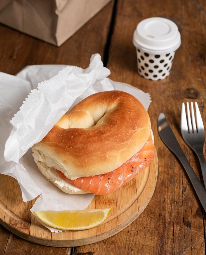 Handmade White Bagels