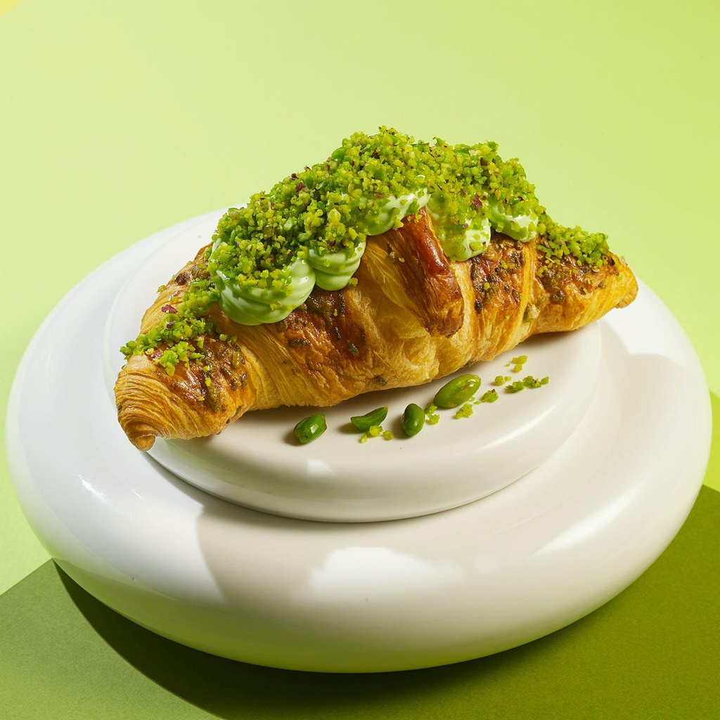 Butter Cornetti With Pistachio Filling