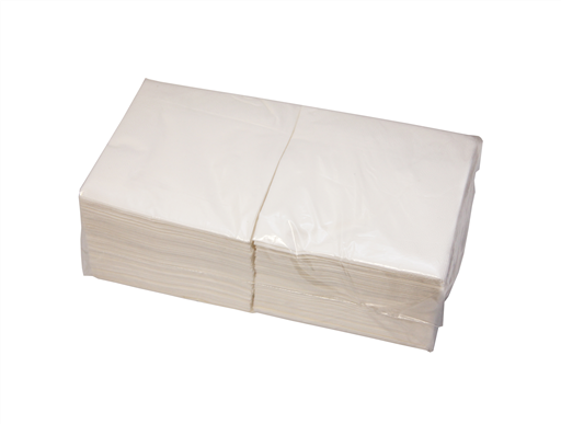 Wipe up Cocktail Napkins 2ply Serviette White 1/8