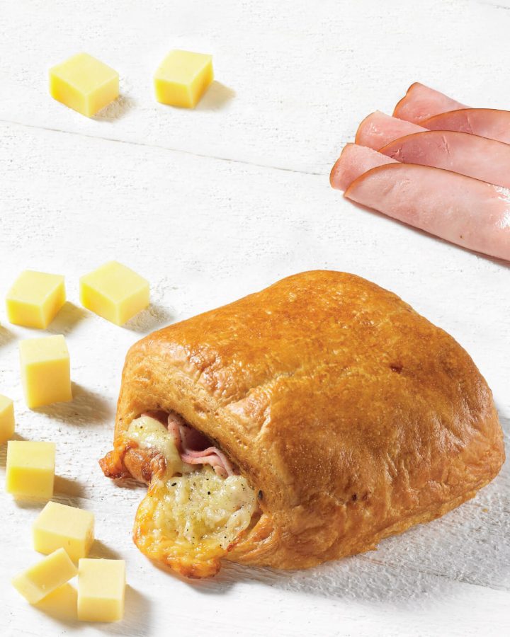 Premium Croissant With Ham And Cheese 
