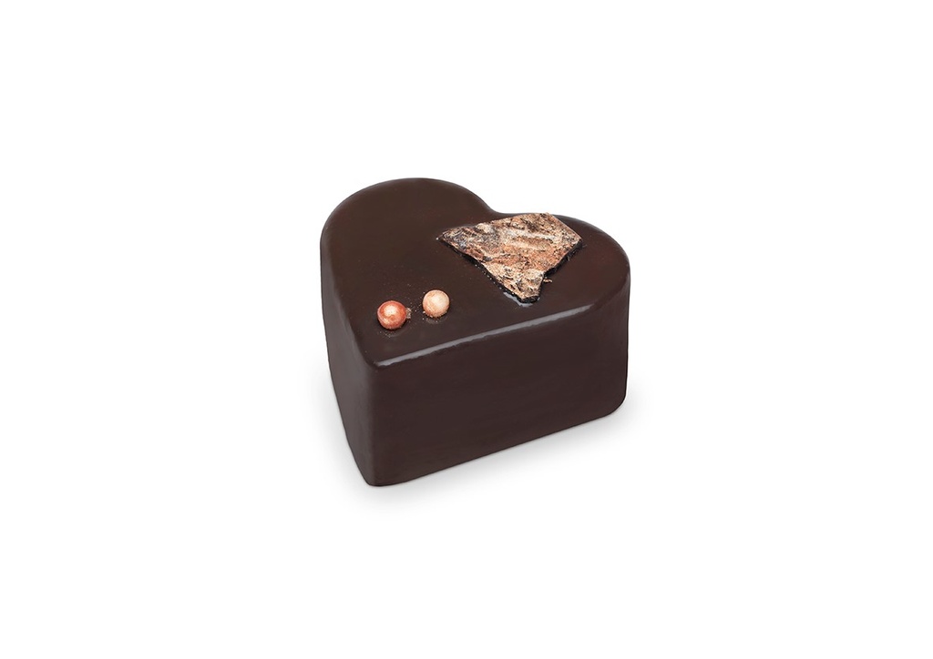 Mousse Chocolate Heart Individual