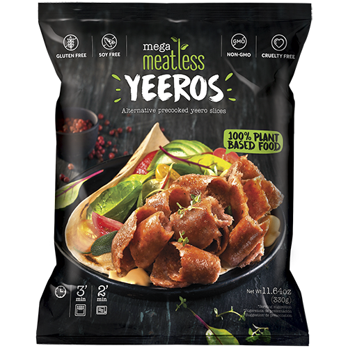 [MET-LES-004] Mega Yeeros Meatless Precooked Yeeros Deli