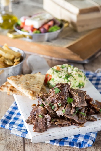 [50302] Mega Yeeros Beef & Lamb Slices Precooked