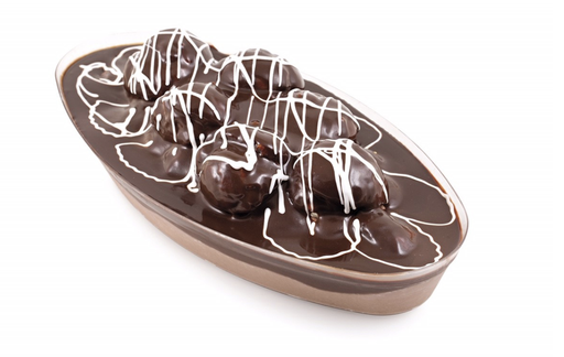 [PAS-CAK-041] Chocolate Profiterol Gondola Bowl