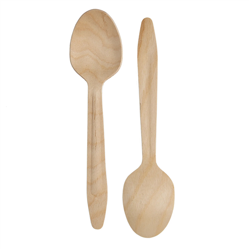 [BIR012] Birchwood Dessert Wooden Spoon