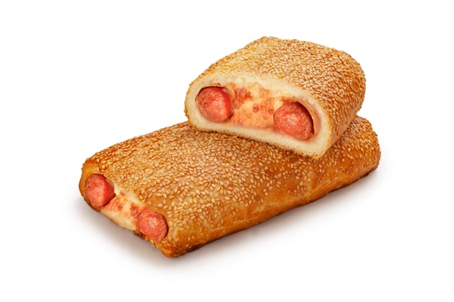 [BAK-PUF-055] Brioche With Sausage & Cream Cheese