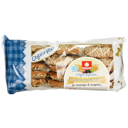 [RE-CO-004] Fedon Bagels Moustokouloura With Sesame & Grapes
