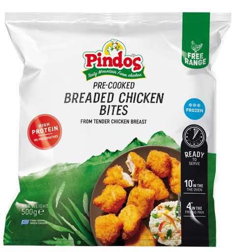 Chicken Bites Breaded Precooked  