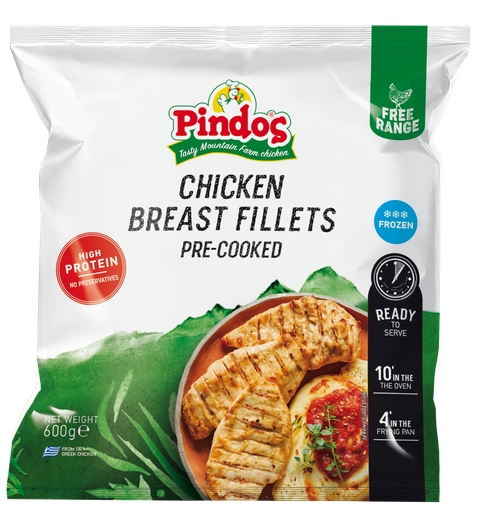 [2112054072] Pindos Chicken Breast Fillet Precooked