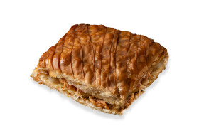 [00-02-207] Homemade Pie With Chicken Fillet & Mixed Cheeses 