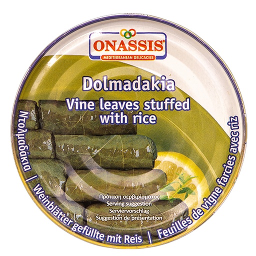 [5202581101014] Onassis Stffed Vine Leaves With Rice