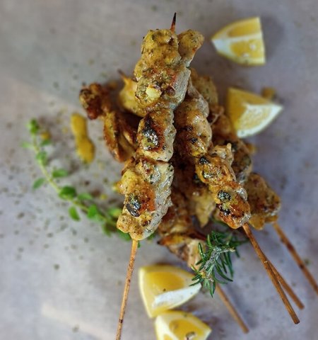 [2112010211] Pindos Chicken Souvlaki Handmade 100G