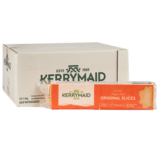 [KER010] Kerrymaid Burger Cheese Slices 1.4kg