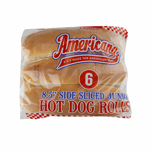 Americana 8.5 Jumbo Side Sliced Hot Dog