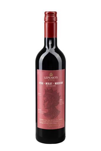 [00110] Dry Red Wine Varietal Syrah-Merlot-Mouchtaro L.W 13%