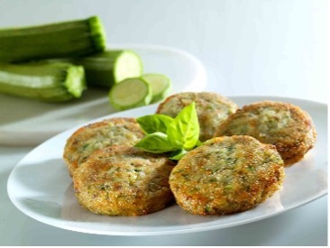 [R.287] Breaded Zucchini Patties (vegan) 