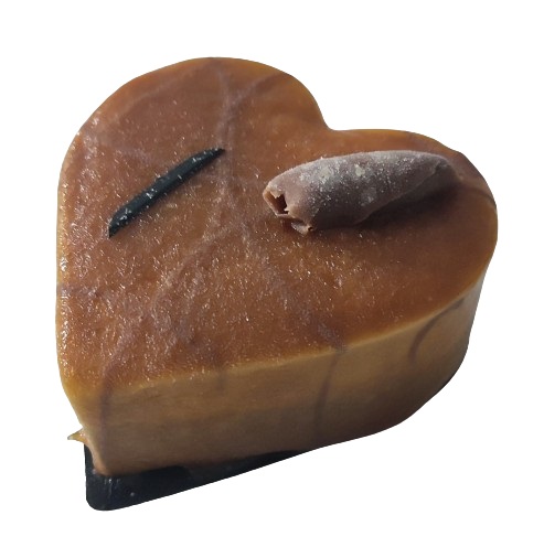 [PAS-IND-021] Caramel Chocolate Heart Individual
