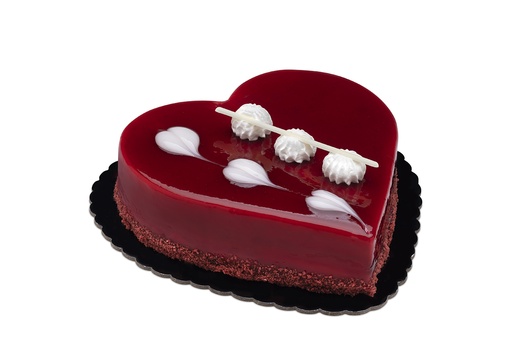[170035] Red Velvet Heart Cake