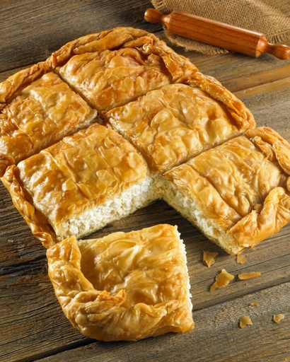 [BAK-PUF-070] Traditional Cheese Pie Handmade